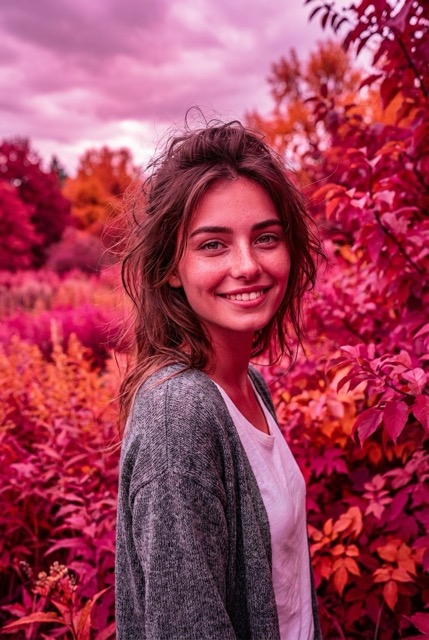 Infrared Colorized Landscape